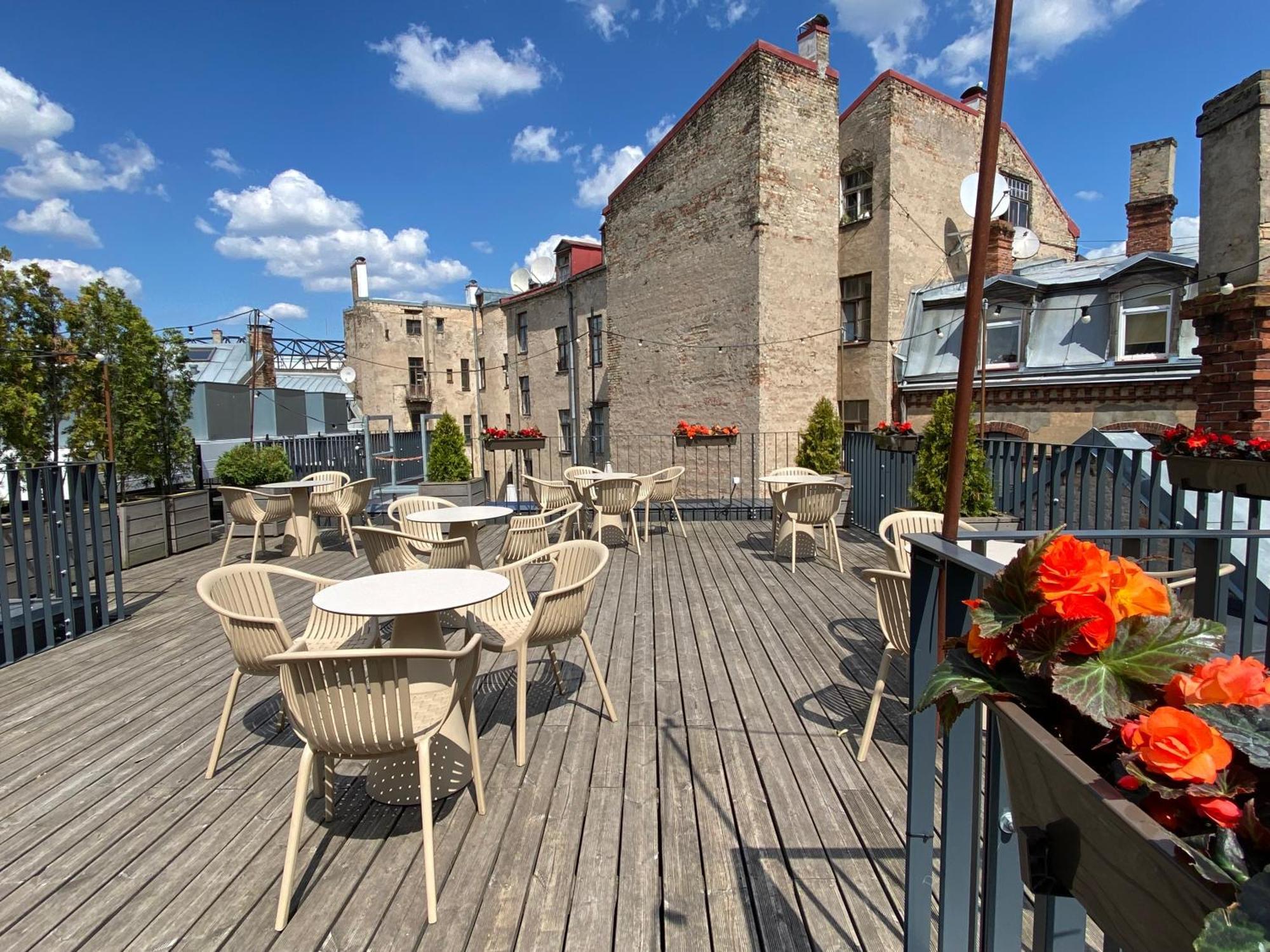 Pullman Riga Old Town Hotel Luaran gambar Rooftop terrace